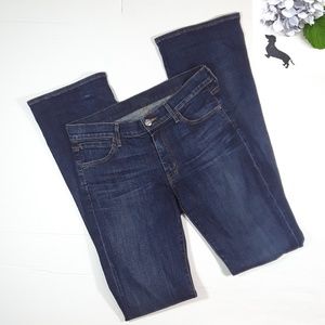Anthropologie Koral mid-rise bootcut jeans. Sz 28.